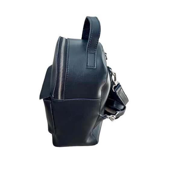 Brandy Melville Black Mini Leather Backpack - Picture 6 of 14